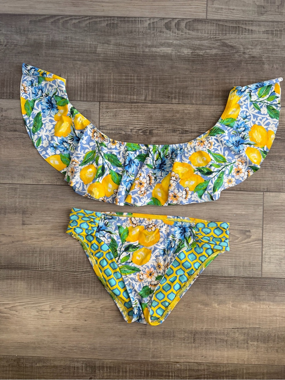 La Blanca Lemon Print Bikini